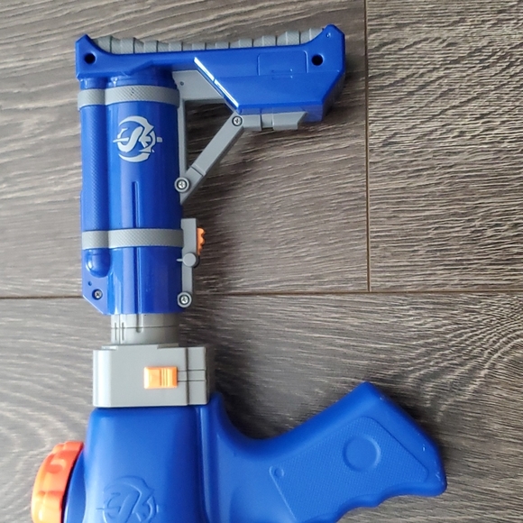 Super Soaker Shot Blast Adjustable Shoulder Stock Blue Water Gun Toy - Picture 3 of 7